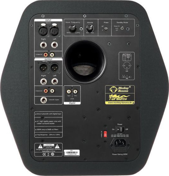 Фото Студийный сабвуфер MONKEY BANANA TURBO 10S BLACK