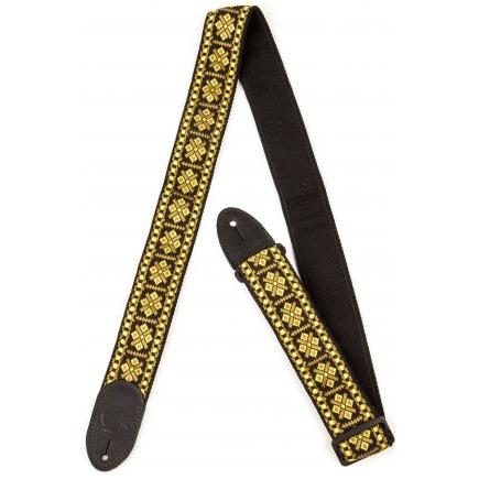 Фото Ремень для гитары GRETSCH G Brand Strap Diamond Black Ends