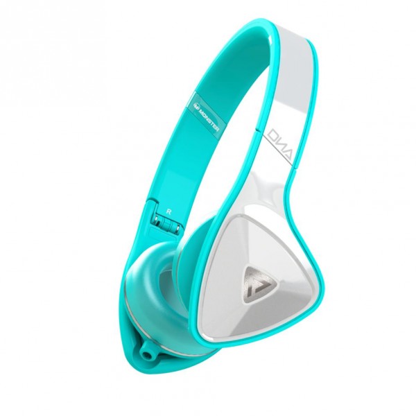 Фото Накладные наушники с контроллером для iPod/iPhone Monster DNA ON WHT CA WW