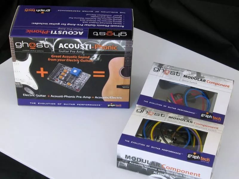 Фото Graph Tech PK-0240-00  Преамп Acousti-Phonic для пьезо-бриджей