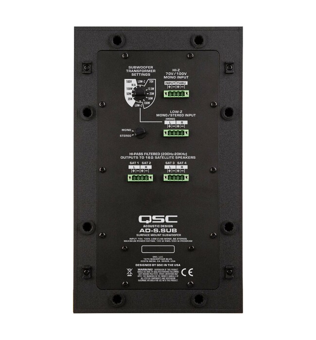 Фото QSC AD-S.SUB-BK 
