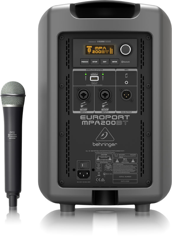 Фото Активная акустическая система Behringer MPA200BT