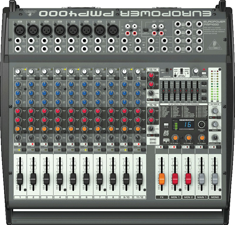 Фото Микшерный усилитель BEHRINGER PMP 4000 EUROPOWER