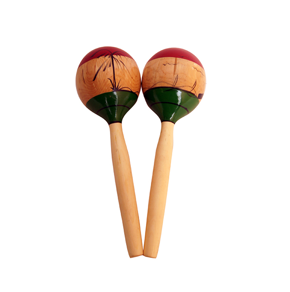 Фото Деревянные маракасы с пальмами Fleet FLT-MA1750-2