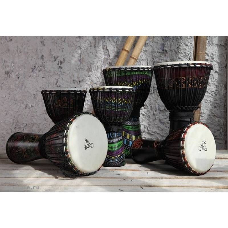 Фото YUKA DJPC08-16 - Джембе с верёвочной настройкой Юка