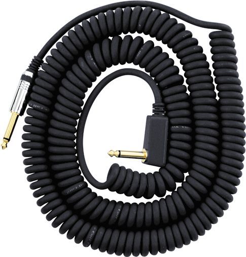 Фото VOX Vintage Coiled Cable VCC-90BK гитарный кабель, чёрный