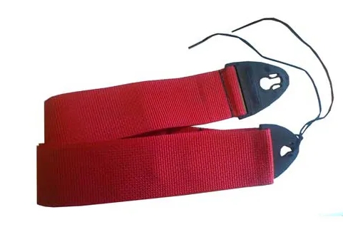 Фото Ремень для гитары, красный D'Andrea Polyweb Ace-Lock