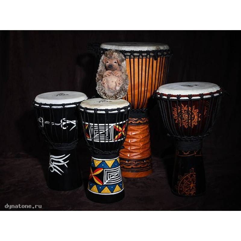 Фото YUKA DJWT07-16 - Джембе с верёвочной настройкой Юка