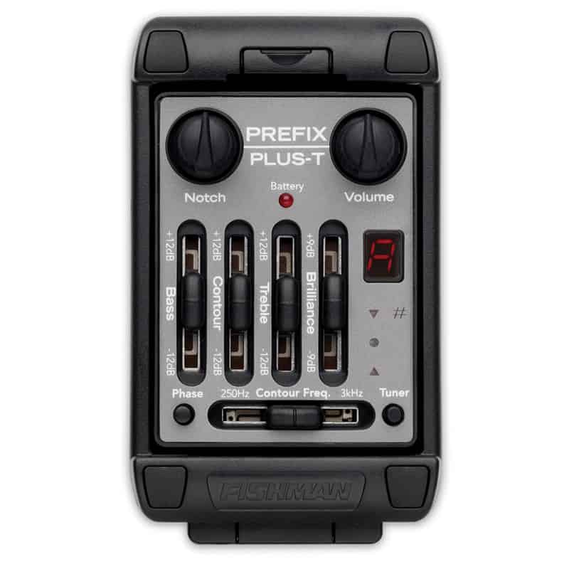 Фото Fishman PRO-MAN-PT4 Prefix Plus-T Гитарный пьезозвукосниматель в комплекте с предусилителем