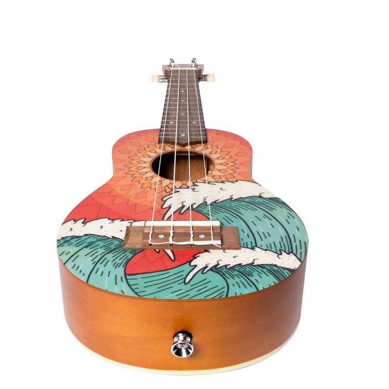 Фото Укулеле сопрано Bamboo BU-21 Orange Wave