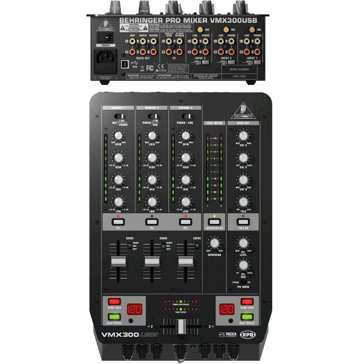 Фото Behringer VMX 300USB PRO MIXER