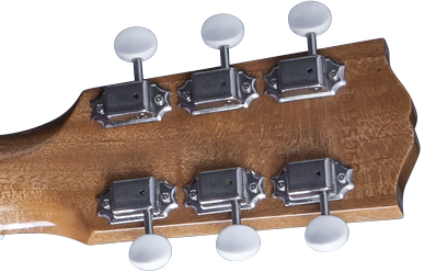 Фото GIBSON J-35 Antique Natural акустическая гитара со звукоснимателем и кейсом цвет натуральный