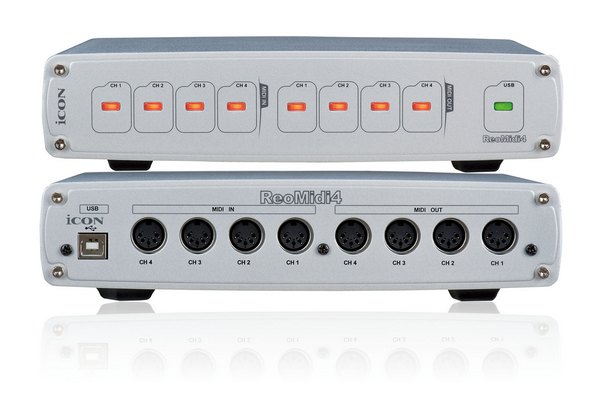 Фото USB MIDI интерфейс ICON ReoMIDI 4