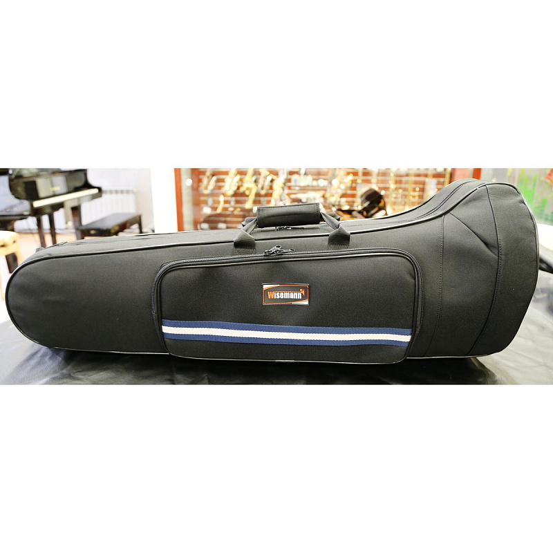 Фото Чехол-рюкзак Wisemann Trombone Case Blue Line WTROMCBL-2