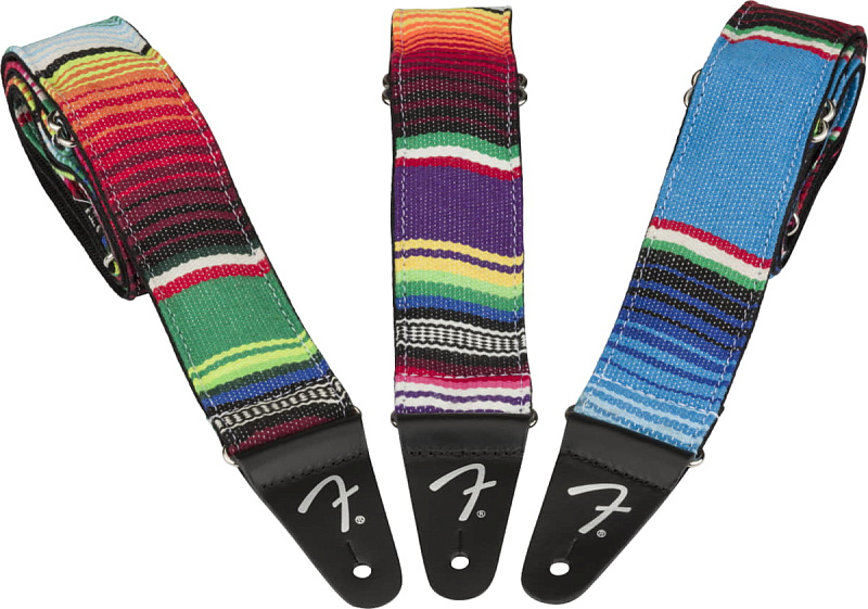 Фото FENDER 2 SERAPE STRAP Purple MULTI