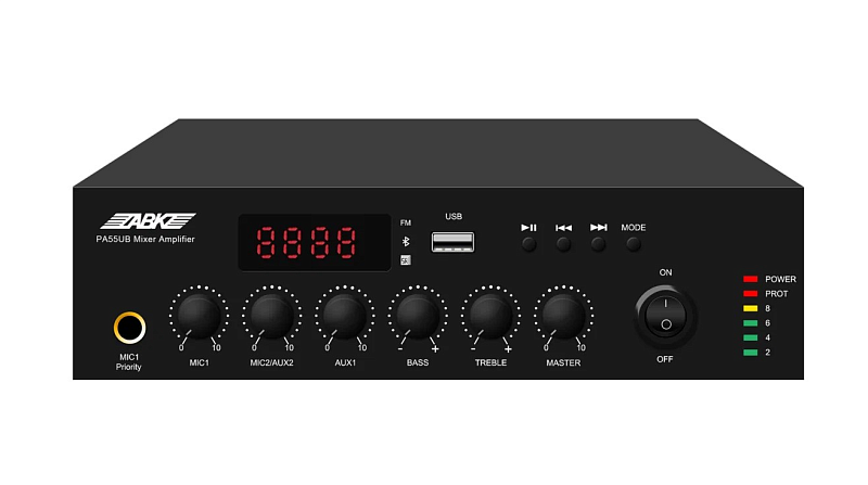 Фото Мини микшер-усилитель ABK PA-55U