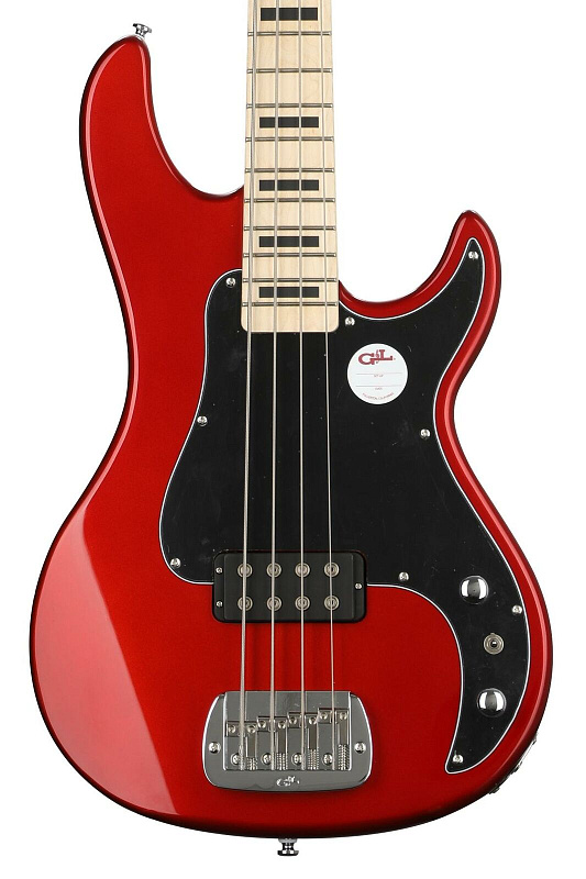 Фото Бас-гитара G&L Tribute Kiloton Candy Apple Red MP Poplar