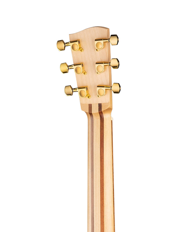 Фото TG1-3 Гитара акустическая, трэвел винтаж, сапеле, Poni