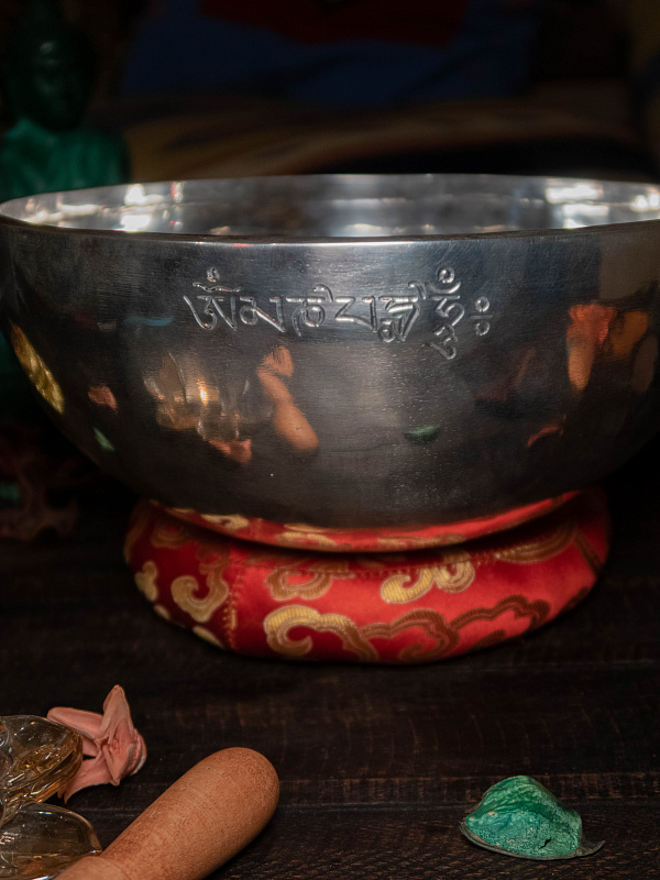 Фото Поющая чаша кованая  Sun/Moon SB-SUN 1,66