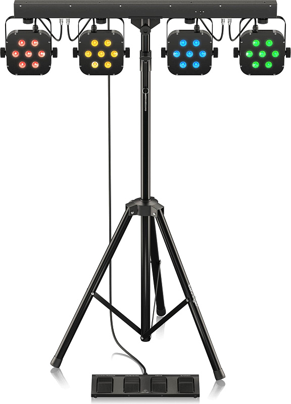 Фото Трипод с 4 парами 7 х 3 Вт Behringer STAGE TRI LED BUNDLE ST1
