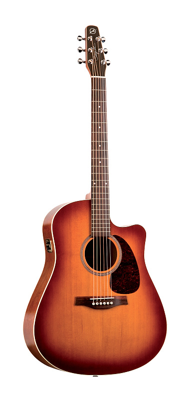 Фото Seagull ENTOURAGE CW QI Rustic Dreadnought Электроакустическая гитара 