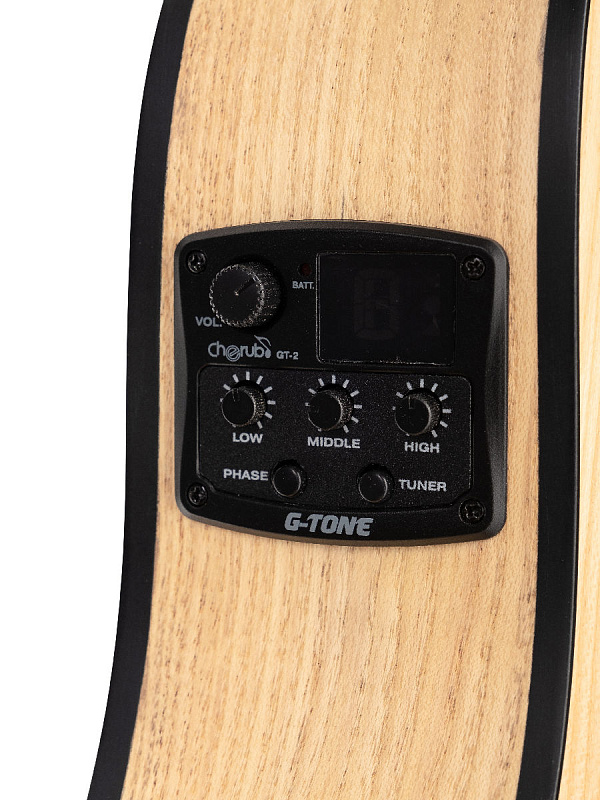 Фото TR2-1 Гитара электро-акустическая, трэвел, клен, Poni