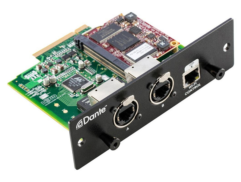 Фото MACKIE DL Dante Expansion Card плата расширения с интерфейсом Dante для DL32R