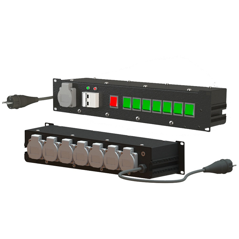 Фото RSC-708 Дистрибьютор питания, рэковый, EDS