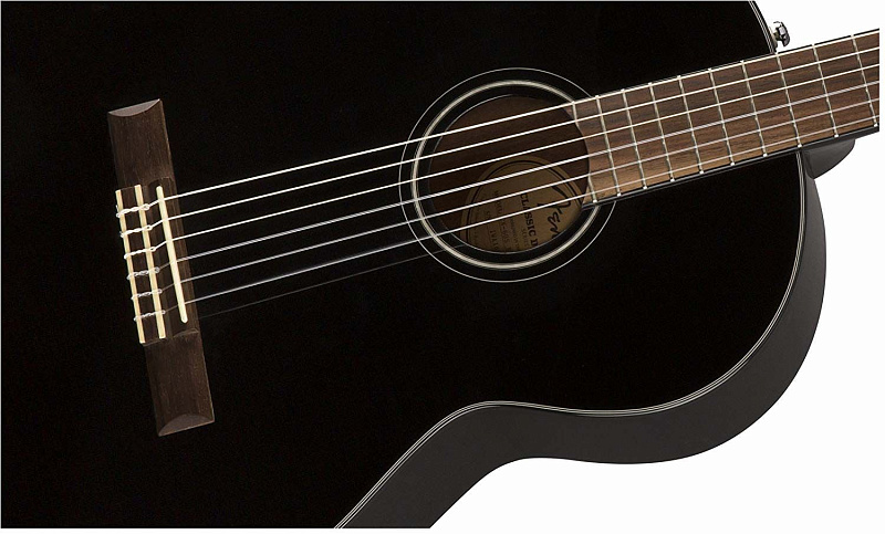 Фото Классическая гитара FENDER CN-60S Nylon Black