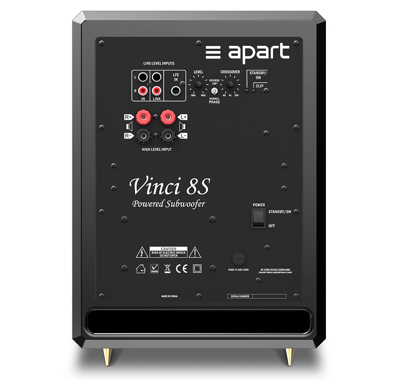 Фото Активный сабвуфер Apart VINCI8S-BL