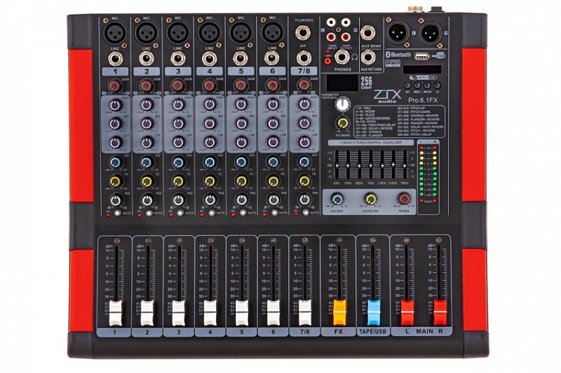 Фото Микшерный пульт ZTX audio Pro 6.1Fx