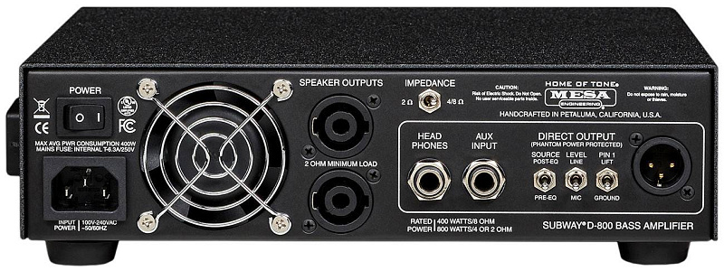 Фото MESA BOOGIE SUBWAY D800+ (plus)