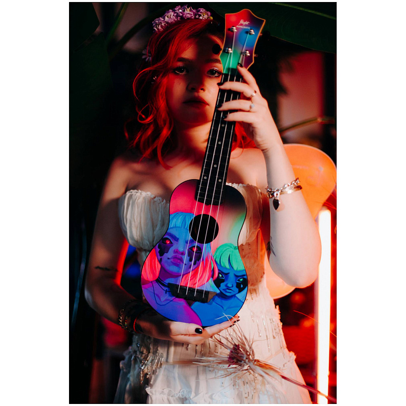 Фото Укулеле сопрано FLIGHT TUS ALYONA SHVETZ TOXIC / Алена Швец Токсик