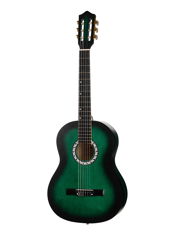 Фото M-303-GR Гитара классическая, зеленая, Амистар