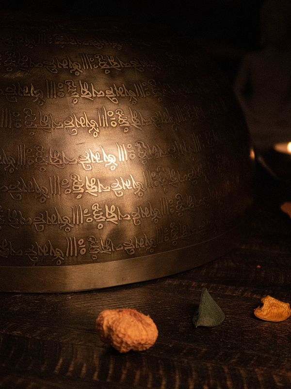 Фото Поющая чаша кованная Ething Carving - SBEC 35 