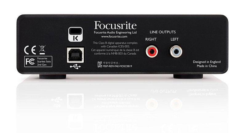 Фото FOCUSRITE Scarlett Solo 2nd Gen USB аудио интерфейс