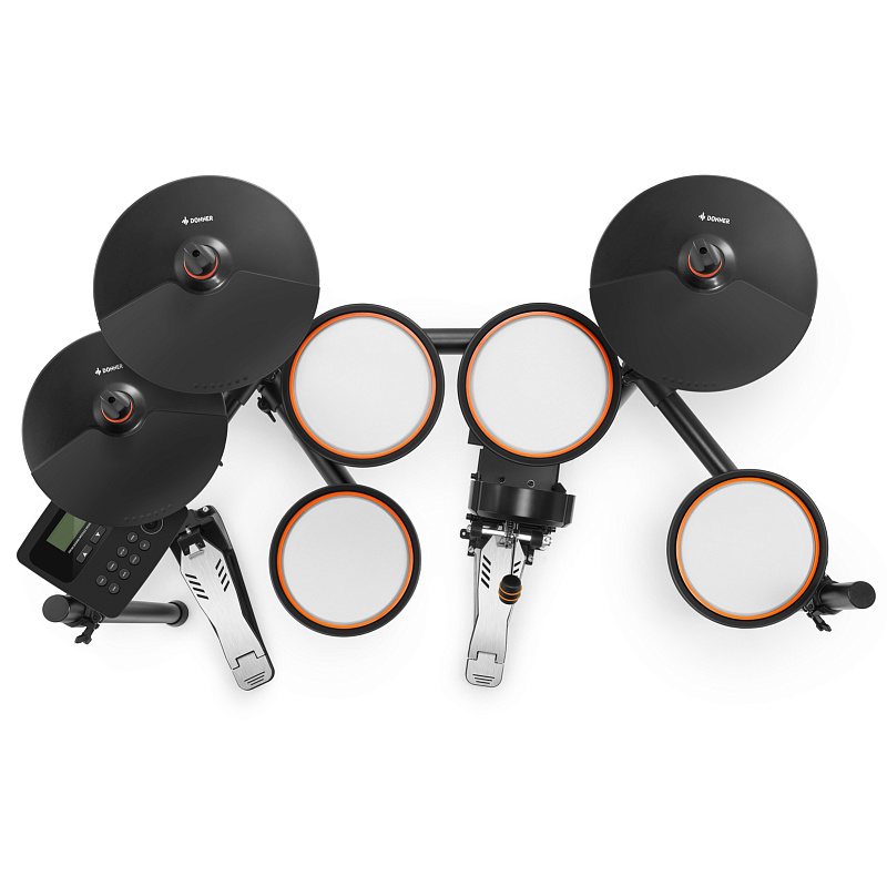 Фото Электронная ударная установка DONNER DED-100 5 Drums 3 Cymbals