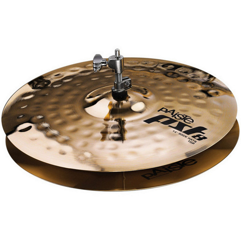 Фото Paiste 14 Rock Hats PST8 Ударный инструмент, тарелка (пара)
