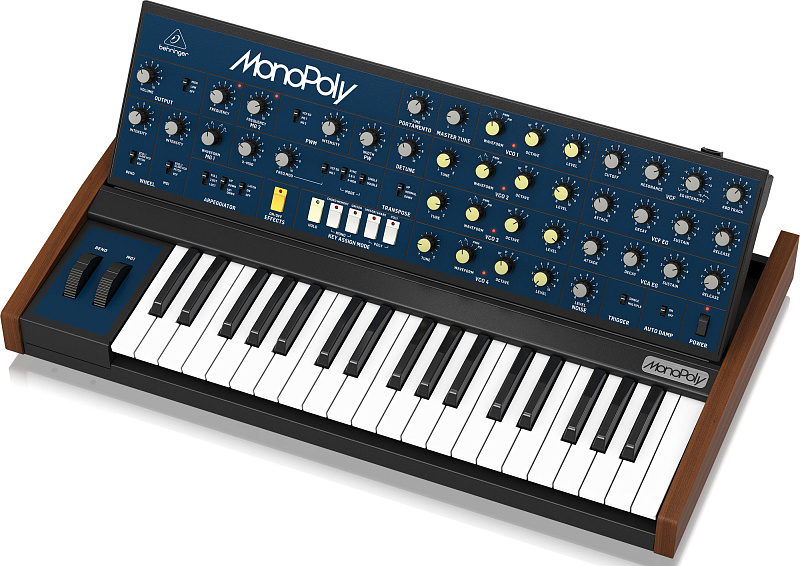 Фото Аналоговый 4-х голосный полифонический синтезатор BEHRINGER MONOPOLY
