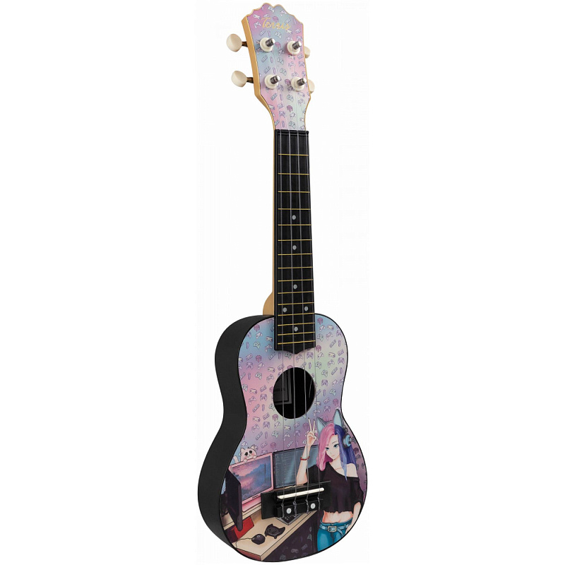 Фото Укулеле сопрано TERRIS PLUS-70 GAMER GIRL