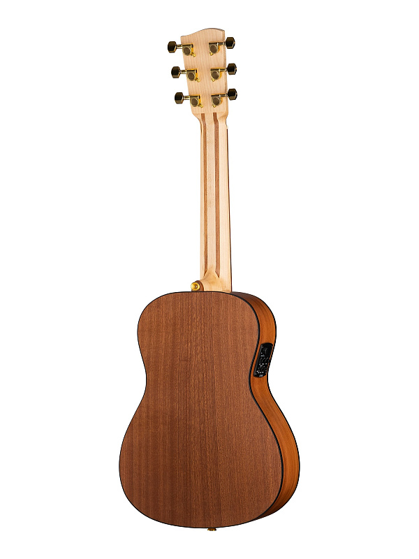 Фото TR3-3 Гитара электро-акустическая, трэвел, сапеле, Poni