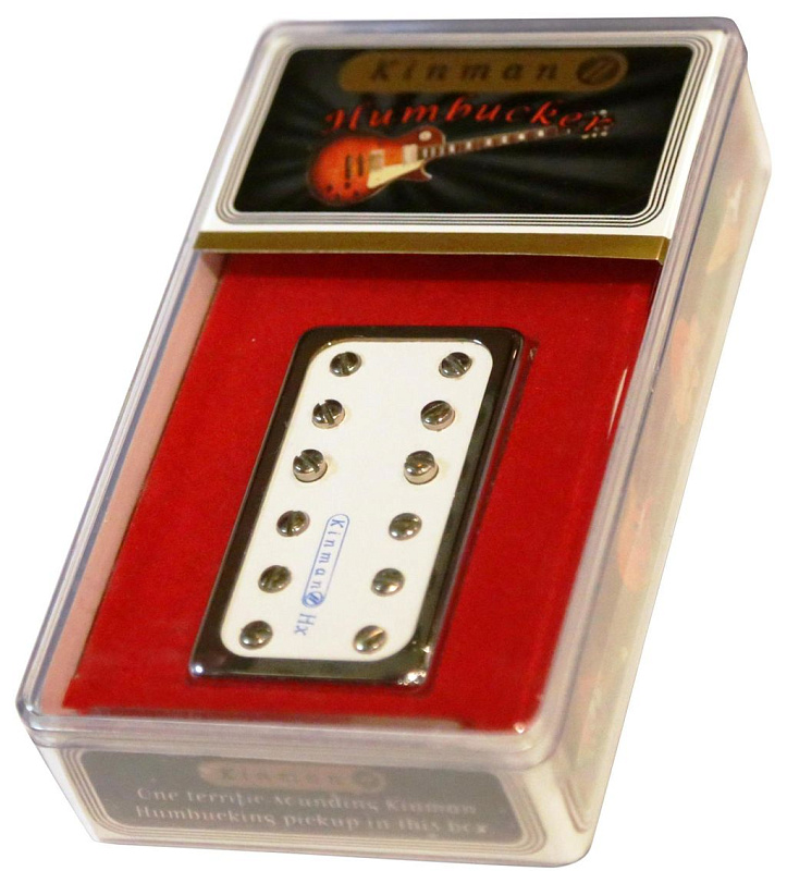 Фото Звукосниматель Kinman Extra Vintage Astound 53mm White Chromed 