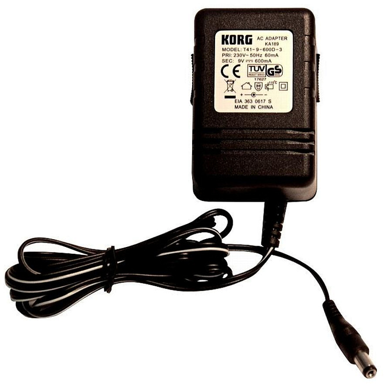 Фото KORG KA-199 адаптер для mini-KP, Kaossilator, Ampworks, PXR4, PX4 Series 4.5V/1000mA