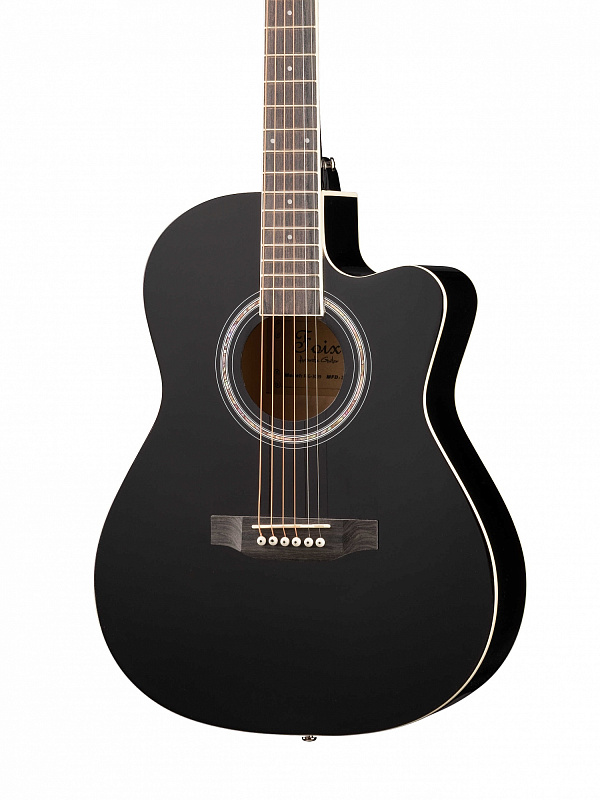 Фото Акустическая гитара Foix FFG-3039-BK, с вырезом, черная