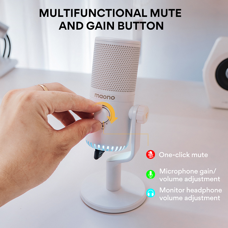 Фото Микрофон Maono DM30 (white)