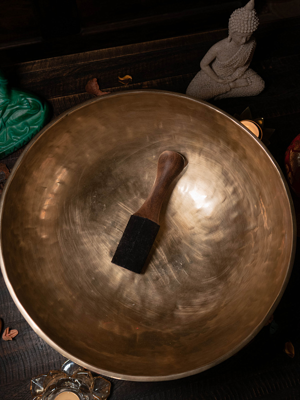 Фото Поющая чаша кованая Plain - SBBT Светлая 34