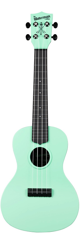 Фото WATERMAN by KALA KA-CWB-GN Green, Matte, Concert Ukulele w/Bag