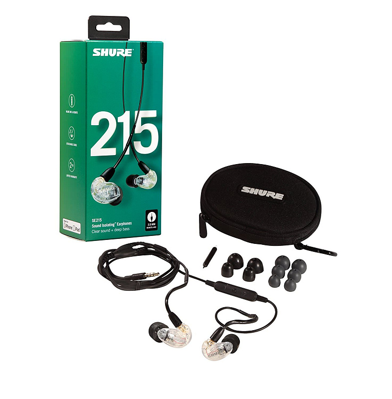 Фото SHURE SE215-CL-UNI-EFS