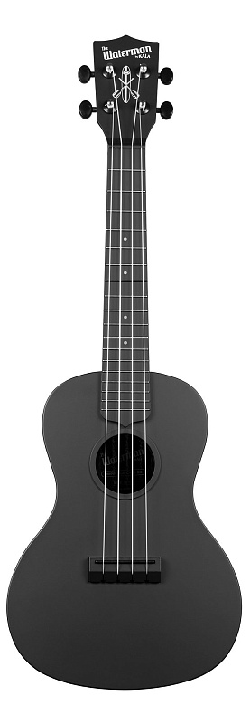 Фото WATERMAN by KALA KA-CWB-BK Kala Waterman Black, Matte, Concert Ukulele w/Bag