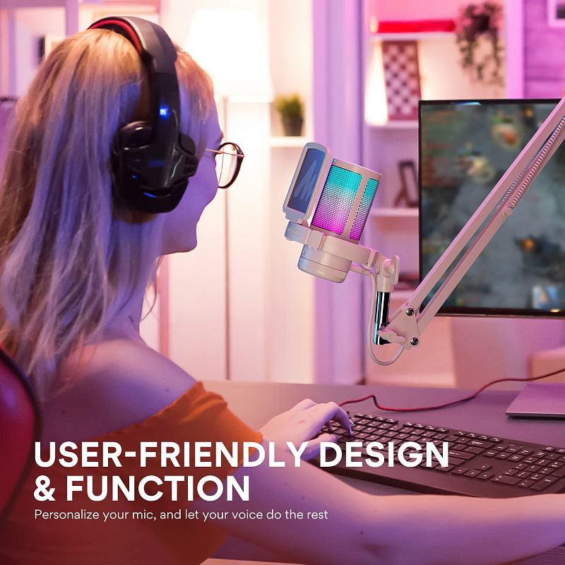 Фото Микрофон Maono DGM20 (pink)